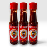El Guero 2 Salsa 3-Pack: three 5 oz bottles of chile de árbol hot salsa
