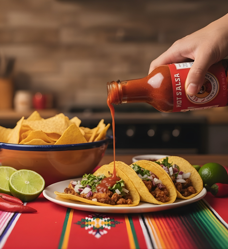 Fresh salsa ingredients